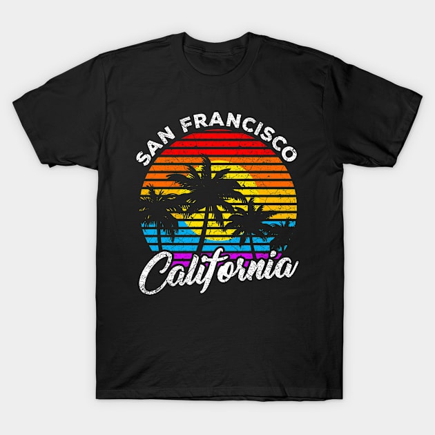 San Francisco California T-Shirt by Mila46